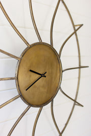 Antique Brass Wall Clock - IN-STORE PICKUP ONLY