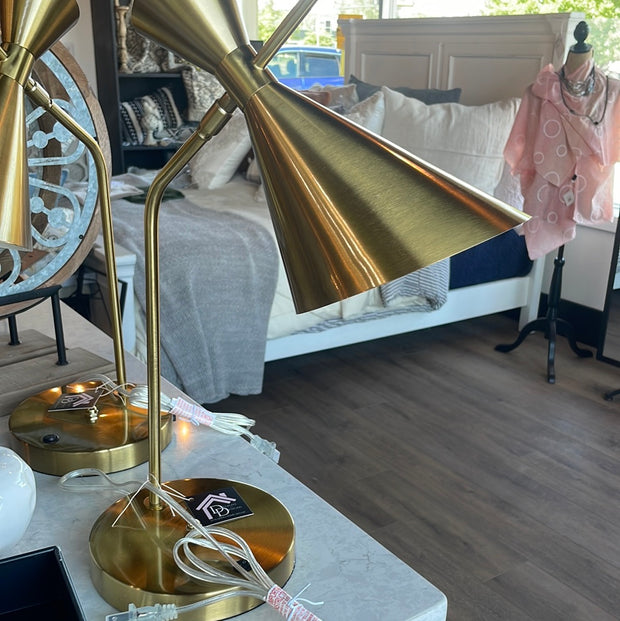 Gold lamp