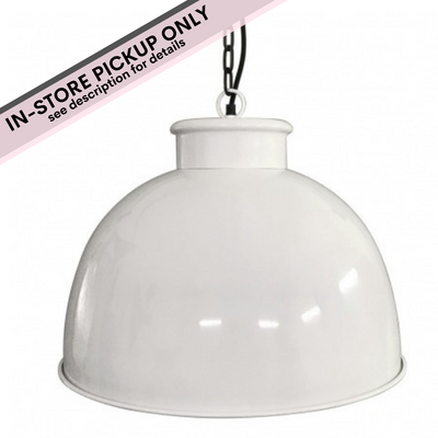 enamel coated iron pendant light 