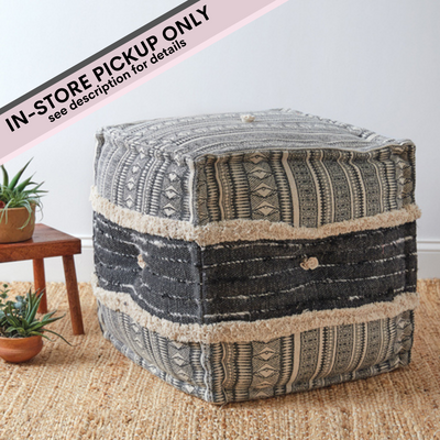 Chandi Floor Pouf- IN-STORE PICKUP ONLY
