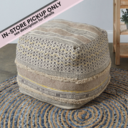 Lina Floor Pouf- IN-STORE PICKUP ONLY