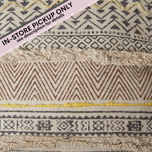 Lina Floor Pouf- IN-STORE PICKUP ONLY